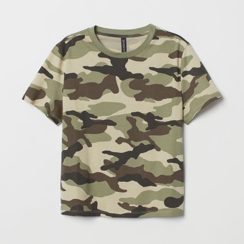 Camo Green T Shirt
